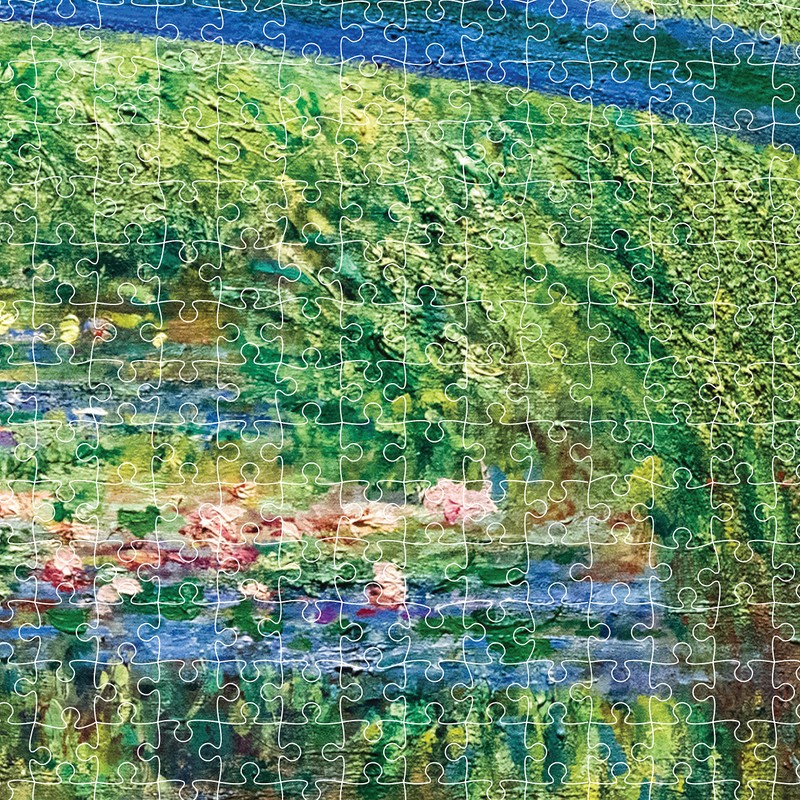 Hinkler Mindbogglers Platinum 1500-Piece Jigsaw Puzzle: Bridge Over a Pond