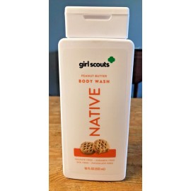 Native Girl Scouts Peanut Butter Cookie Body Wash 18oz Limited Edition Soap