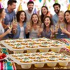 Velicber 2 Pack Silicone Muffin Pan with Metal Reinforced Frame,