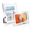 Komimaci 6x8 Picture Frames - 2 Pack Glass Photo Frame