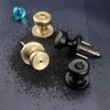 STARPY Black Door Knobs Interior with Turn Lock for Privacy