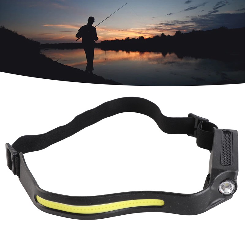 COB Headlight Smart Sensing USB Charging IPX4 Waterproof 5 Modes