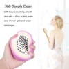 NOLITOY Fruit Shape Bath Sponges 4pcs Exfoliating Shower Scrubbers for