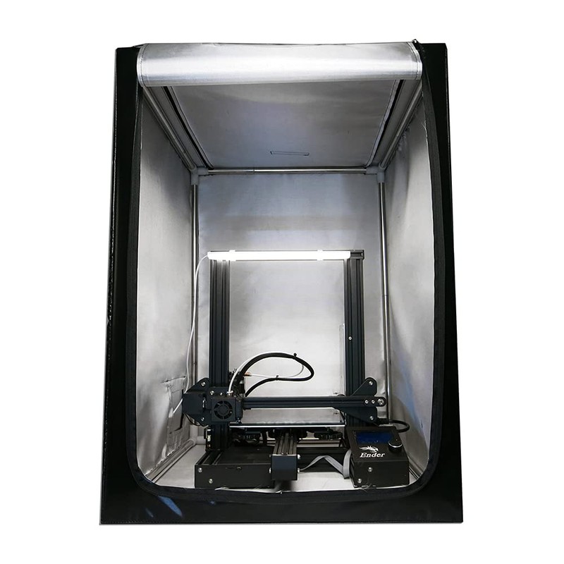 3D Printer Enclosure with 3-Layers Filter Adjustable Speed Ventilation Fan