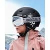 OutdoorMaster Anoa Kids Ski Helmet - Snowboard Helmet for Children