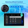 NHOPEEW Single Din 10 Inch Touchscreen Car Radio with Wireless