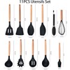 19 Pieces Kitchen Utensils and Knife Set with Block, Inldued