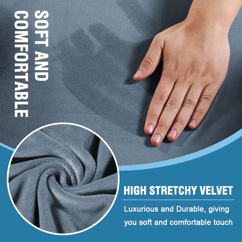 H.VERSAILTEX Sofa Cover 4 Piece T Cushion Sofa Slipcovers Thick