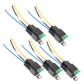 PACKOVE 1set Automotive Relay Socket Harness Wiring Kit for Cars and Trucks Pin Relay Socket Harness Easy Installation and Convenient Wiring