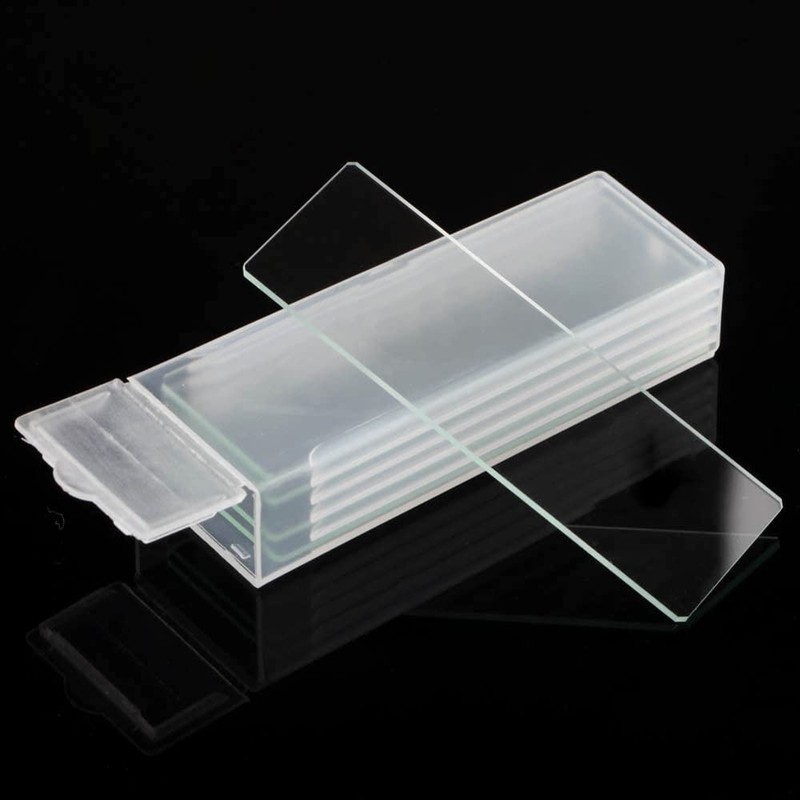 10 x Empty Microscope Slides 25.4x76mm Glass Microscope Covers for