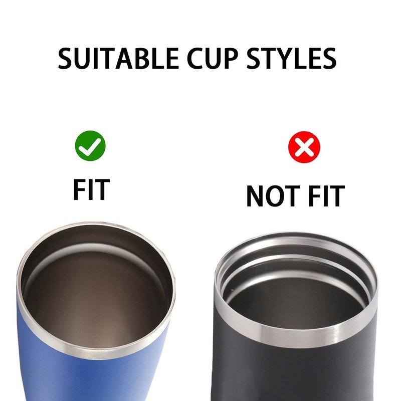 2 Pcs Red 30 oz Tumbler Lids, Cup Lids Tumbler
