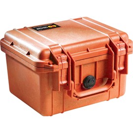 Pelican 1300 Camera Case With Foam (Orange)