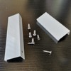 BOOLSFMAM 6 Pack Finger Edge Pull Furniture Drawer Handles Bright