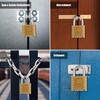 Heavy Combination Lock, Diyife 52 mm 4-Digit Combination Lock with