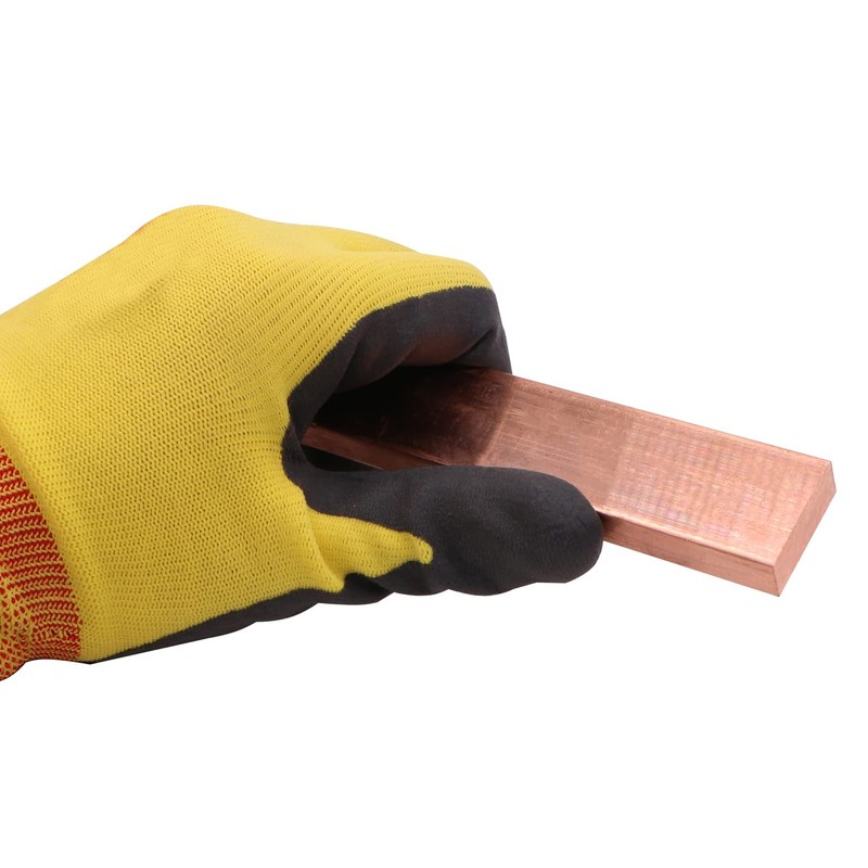 VERNUOS 3/8" x 1" C110 Copper Flat BAR 6" Long