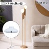 Helunsi 3Pcs Floor Lamp Foot Switch, White Foot Pedal Switch,
