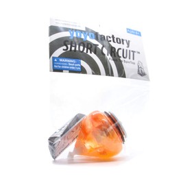 YOYO FACTORY YoyoFactory SHORT CIRCUIT Spin Top With String - ORANGE (fixxed tip, freestyle skill toy, toupie, trompo, spintop, peonza)