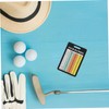 BESPORTBLE 10pcs Golf Reusable Golf Scorecards for Tracking Compact Design