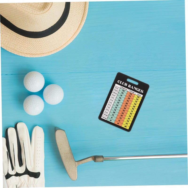 BESPORTBLE 10pcs Golf Reusable Golf Scorecards for Tracking Compact Design