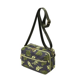 Yanaier Women’s Shoulder Bag, Crossbody Shoulder Bag, Popular, Cute, Ultra Lightweight, Multi-Layer, Large Capacity, Mini Bag, Nylon, Waterproof, Wallet, Pochette, Work, Travel, Pouch, Maple