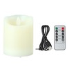 Electronic Candle Lights Rechargeable Flameless Tea Lights LED Candles with