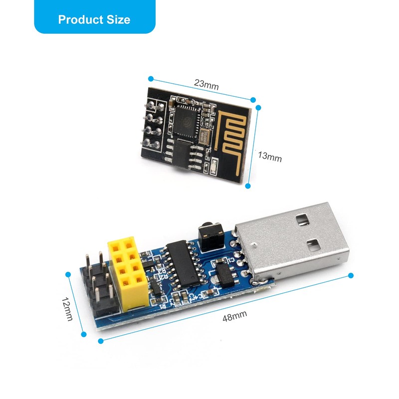 ARCELI 1 x USB to ESP8266 Breakout ESP-01 Prog WiFi