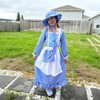 MELAND Victorian Costume Girl, World Book Day Maid Costume for