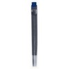 parker fnt pen cart., old model, blu-blk, 5 pc.