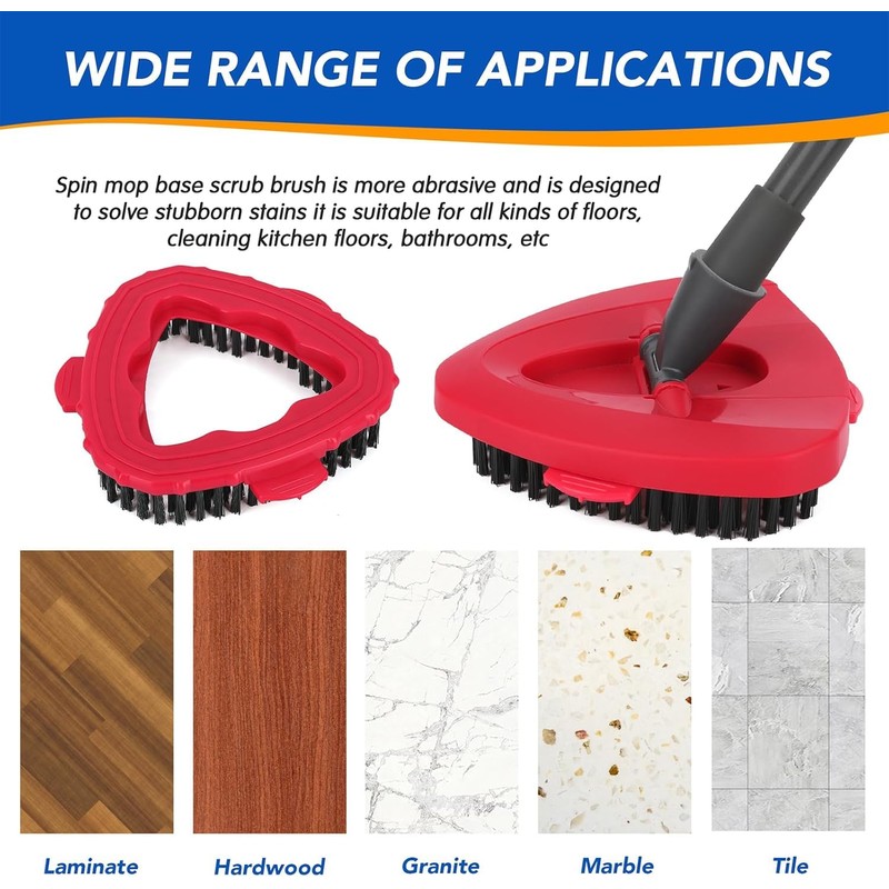 Bonison Spin Mop Head Base - Replacement Compatible with Vileda