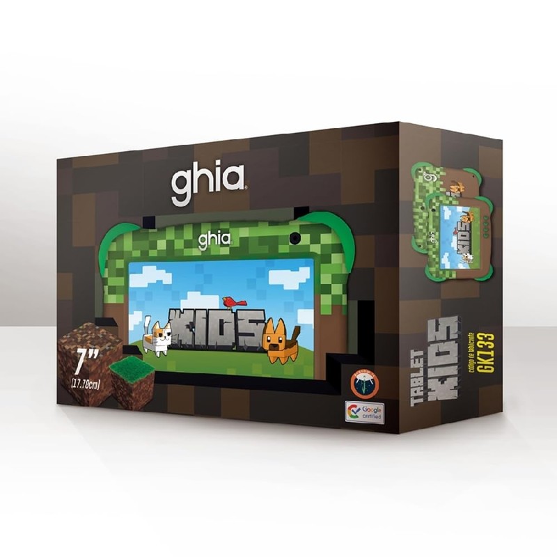 GHIA Tablet 7 Pulgadas IPS, A133 Quadcore, 4GB RAM, 64