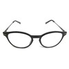 Foster Grant McKay Multifocus Round Reading Glasses Black (Black, 1.50)