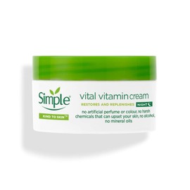 Simple Kind to Skin Vital Vitamin Night Cream (50ml) / 심플 킨드 투 스킨 바이탈 비타민 나이트 크림 (50ml)
