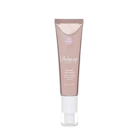Wakeup Cosmetics - Sweet Radiance, Flüssige Foundation SPF 20 Feuchtigkeitsspendend, gleichmäßig und mit Leuchteffekt, Farbe 01 Almond
