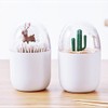 싸인스토어 Quality Cotton Swab Case Toothpick Holder Thoughtful Housewarming Opening Gift Cactus