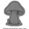 A7 'Toadstool Mushroom' Unmounted Rubber Stamp (RS00052511)