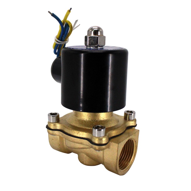 TEXALAN 12V DC Electric Solenoid Valve for Water Air (3/4"