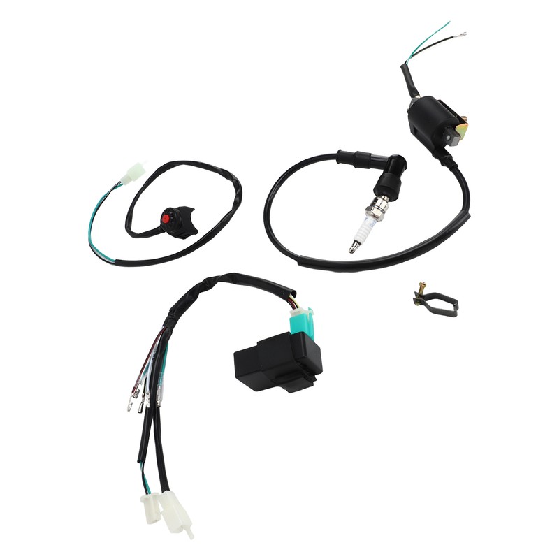 Kick Start Engine Wiring Harness CDI Box Spark Plug Ignition