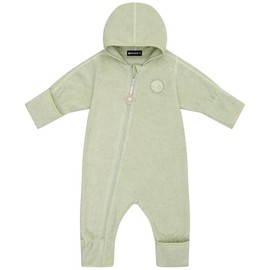 Höhenhorn Ibex Baby Fleece Jumpsuit Winter Autumn Romper Toddler with Hood, Green