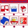 2026 Graduation Decorations, Red and Blue Graduation Decorations, Balloons Boxes