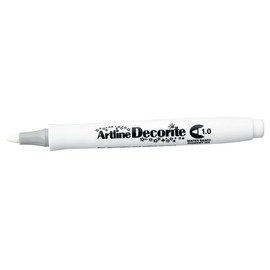 Artline 'Decorite' Marker 1.0mm for Cardboard, Glass, Metal and Plastic, White