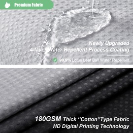 Dynamene Stall Fabric Shower Curtain - 54x78 Inches Long Ombre Waffle Weave Heavy Duty Cloth Shower Curtains for Bathroom, Hotel Spa Luxury Modern Weighted Shower Curtain Set with 10 Hooks, Black