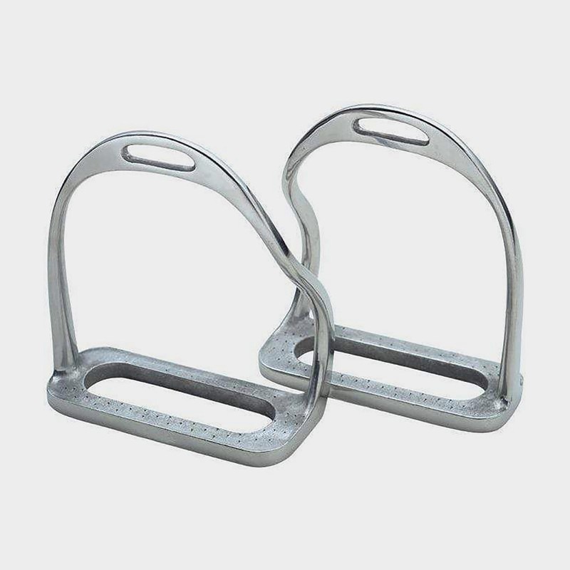 Shires Equestrian - Bent Leg Stirrup Iron - S/steel -