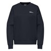 Jack Wolfskin Women's Essential Crewneck W Pullover, Dark Navy, M