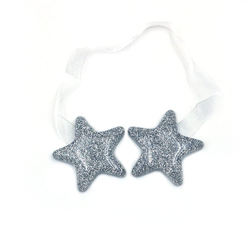 ANCLLO One Pair Star Magnetic Curtain Buckle Silk Holder Tiebacks