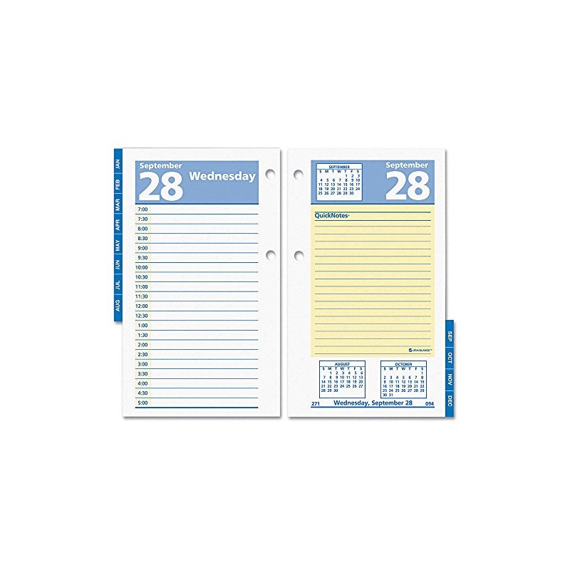 At-A-Glance QuickNotes Daily Desk Calendar Refills (AAGE51750)