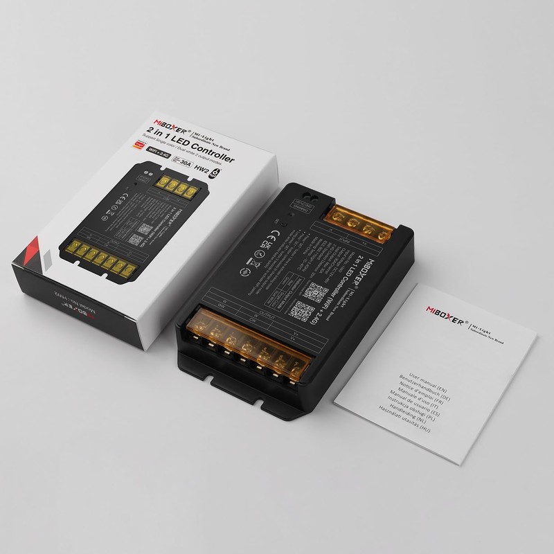 LIGHTEU®, Milight Miboxer (WiFi+2.4G) 2 in 1 LED Controller DC12V-48V