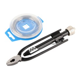 21cm Safety Wire Plier with 25ft Wire High Carbon Steel Wire Twisting Tool for Aircraft Automobile Industrial
