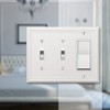Amerelle 149TTRW Chelsea Wallplate, 2 Toggle / 1 Rocker, Steel,