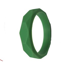 Chew Pendant Bangle Bracelet Training and Development Fidget Chew Necklace for,Sensory,Oral Motor, Anxiety, Autism, ADHD (dark green)