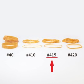 Rubber Band #415 < 1.8 oz (50 g) Transparent Bag > American Color Thick Width Small Volume Packaging Rubber Band All Sizes 73 Republic